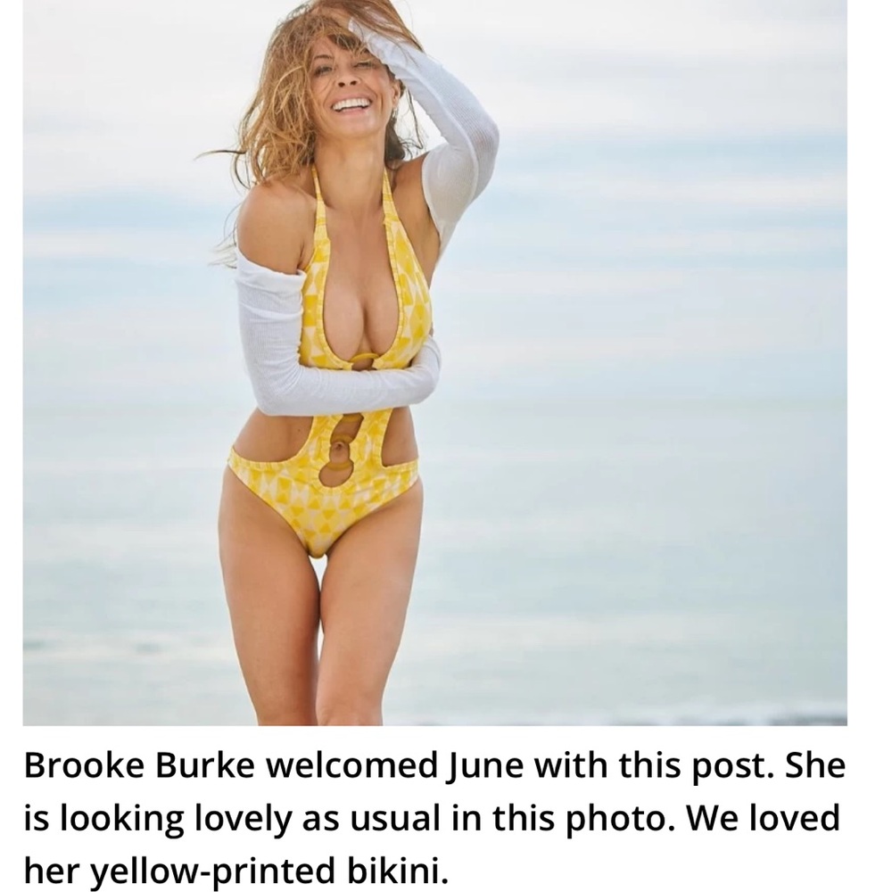 Yellow Geometric Cutout Swimsuit